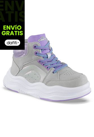 Tenis Urbanos Liedor Gris Los Gomosos Para Niña Los Gomosos