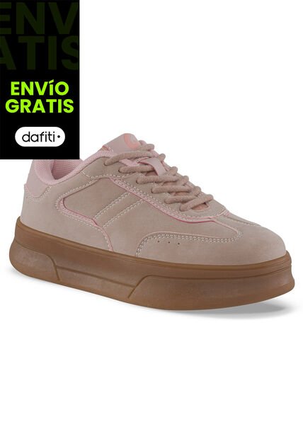 Tenis Casuales Merunit Rosa Los Gomosos Para Niña