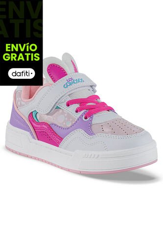Tenis Casuales Mirez Blanco Los Gomosos Para Niña Los Gomosos