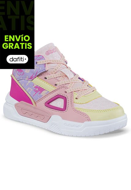 Tenis Urbanos Renyr Rosa Los Gomosos Para Niña