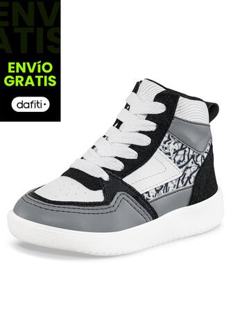 Botas Mostac Alto Inf Negro Los Gomosos Para Niño Los Gomosos