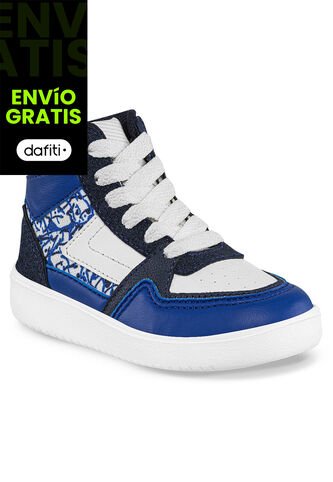 Botas Mostac Alto Inf Azul Los Gomosos Para Niño Los Gomosos