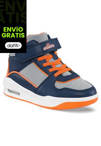 Tenis Urbanos Moger Azul Osc Para Niño Los Gomosos Los Gomosos