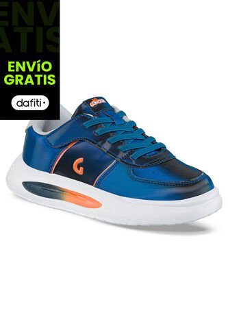 Tenis Urbanos Saxio Azul Para Niño Los Gomosos Los Gomosos