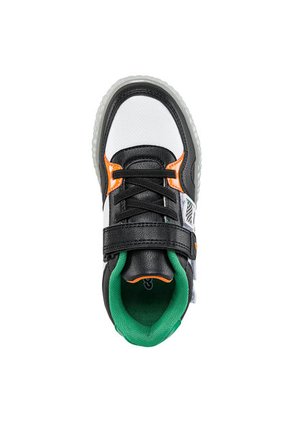 Tenis Con Luces Riner Negro Para Niño Los Gomosos