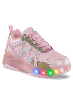 Tenis Patines Luces Tiff Rosa Los Gomosos Para Niña