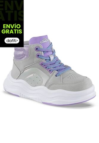 Tenis Urbanos Liedor Gris Los Gomosos Para Niña Los Gomosos