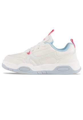 Tenis Casuales Hobor Blanco-Azul Los Gomosos Para Niña