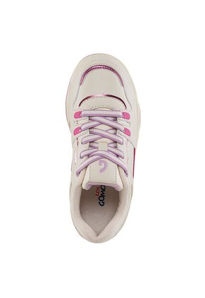 Tenis Urbanos Samien Beige-Fucsia Los Gomosos Para Niña