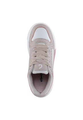 Tenis Casuales Tazimo Blanco-Rosa Los Gomosos Para Niña