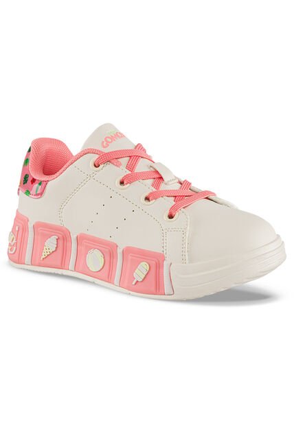 Tenis Casuales Ferinn Beige-Rosa Los Gomosos Para Niña