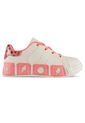 Tenis Casuales Ferinn Beige-Rosa Los Gomosos Para Niña de Los Gomosos