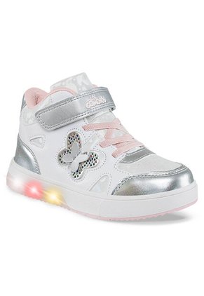 Tenis Luces Nubi Blanco-Rosa Los Gomosos Para Niña