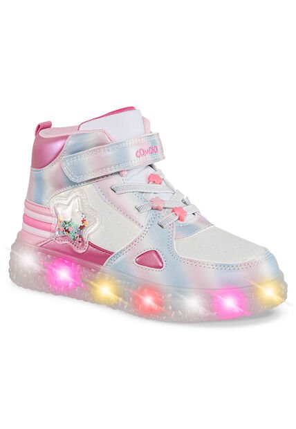 Tenis Luces Sulano Fucsia Los Gomosos Para Niña