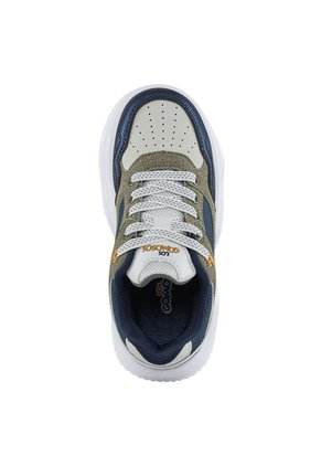 Tenis Casuales Falek Azul Osc-Beige Los Gomosos Para Niño