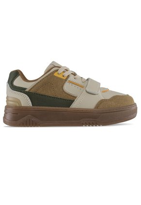 Tenis Casuales Elocar Beige-Café Los Gomosos Para Niño