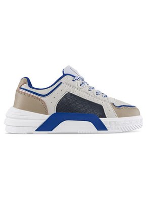 Tenis Urbanos Miro Beige-Azul Los Gomosos Para Niño