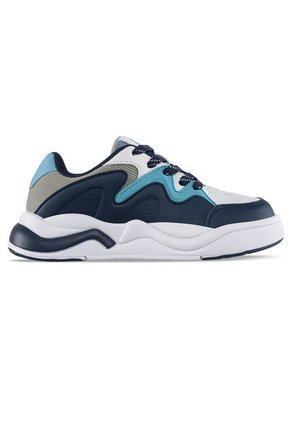 Tenis Urbanos Ogrimi Blanco-Azul O Los Gomosos Para Niño