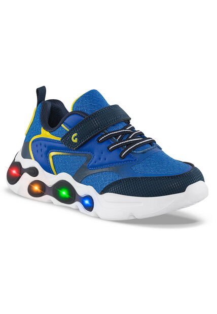 Tenis Luces Pavo Azul Los Gomosos Para Niño