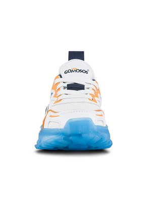 Tenis Eremu Blanco-Azul Para Niño Los Gomosos
