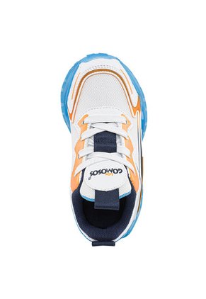 Tenis Eremu Blanco-Azul Para Niño Los Gomosos