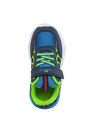 Tenis Con Luces Kenir Azul O-Azul Para Niño Los Gomosos