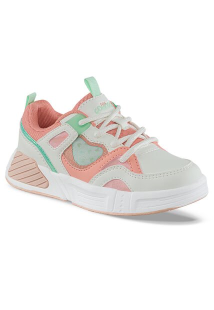 Tenis Casuales Jipot Blanco-Coral Los Gomosos Para Niña