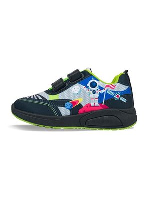 Tenis Con Luces Astronet Negro Para Niño Los Gomosos