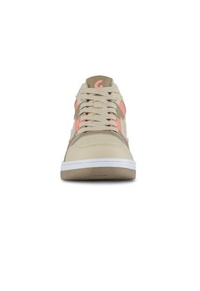 Tenis Urbanos Kuxoj Beige-Coral Los Gomosos Para Niña