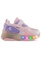 Tenis Patines Luces Grade Rosa Para Niña Los Gomosos de Los Gomosos