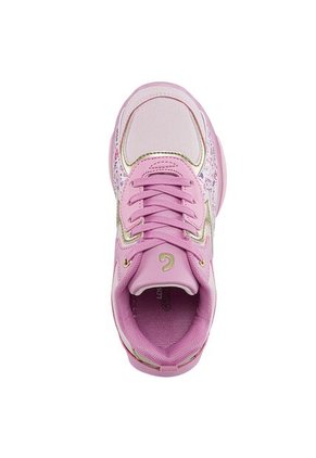 Tenis Patines Luces Lafta Rosa Para Niña Los Gomosos