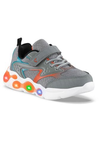 Tenis Luces Pavo Gris Los Gomosos Para Niño Los Gomosos