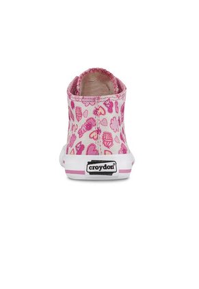 Tenis Beebe Alto Fucsia Para Niña Los Gomosos
