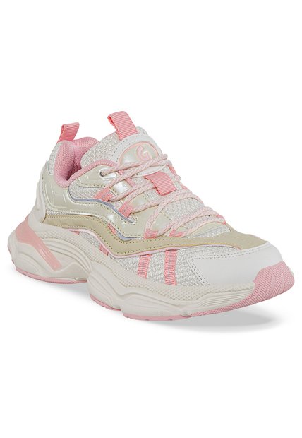 Tenis Urbanos Gevon Beige-Coral Los Gomosos Para Niña