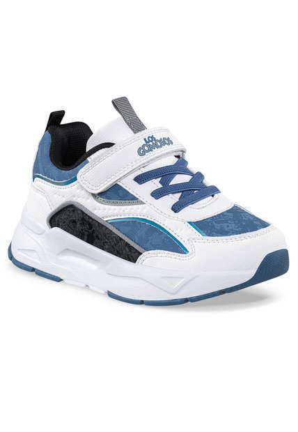 Tenis Urbanos Kimon Blanco-Azul Los Gomosos Para Niño