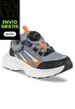 Tenis Urbanos Vadom Gris-Naranja Los Gomosos Para Niño de Los Gomosos