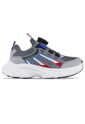 Tenis Urbanos Vadom Gris-Rojo Los Gomosos Para Niño
