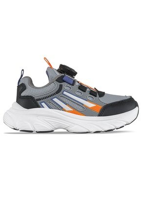 Tenis Urbanos Vadom Gris-Naranja Los Gomosos Para Niño