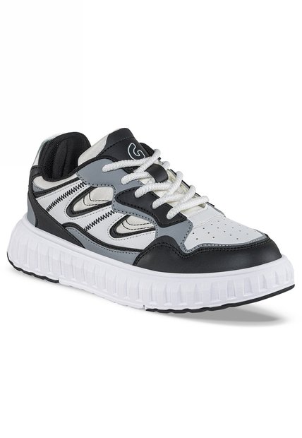 Tenis Urbanos Patar Blanco-Negro Los Gomosos Para Niño