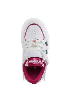 Tenis Urbanos Ginav Blanco-Vino Los Gomosos Para Niña