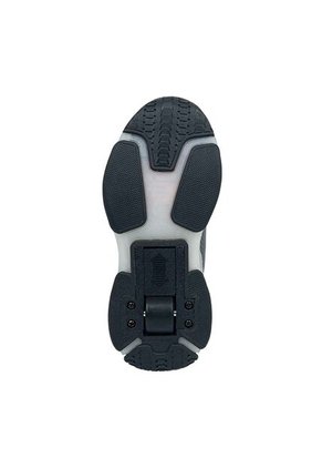 Tenis Patines Con Luces Dogty Negro Para Niño Los Gomosos