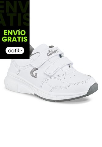 Tenis Escolares Gomyschool V New Blanco Para Niño Y Niña Los Gomosos Los Gomosos