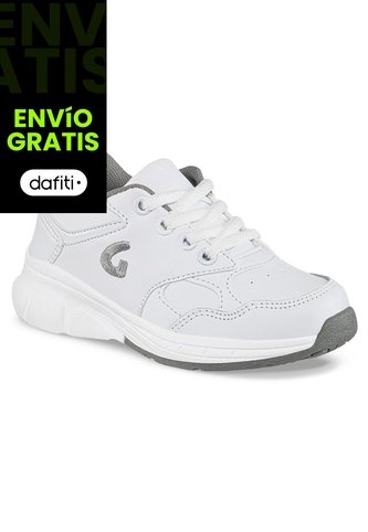 Tenis Escolares Gomyschool C New Blanco Para Niño Y Niña Los Gomosos Los Gomosos