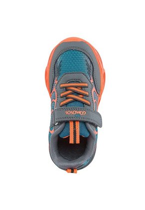 Tenis Con Luces Kenir Gris-Blanco Para Niño Los Gomosos