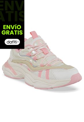 Tenis Urbanos Gevon Beige-Coral Los Gomosos Para Niña