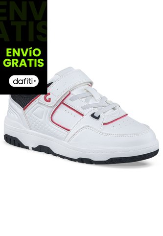 Tenis Urbanos Pifot Blanco-Negro Los Gomosos Para Niño Los Gomosos
