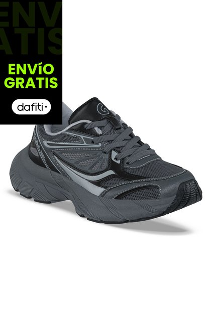 Tenis Urbanos Rubak Gris Osc Los Gomosos Para Niño