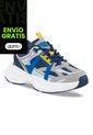 Tenis Urbanos Qedom Azul Osc Los Gomosos Para Niño de Los Gomosos