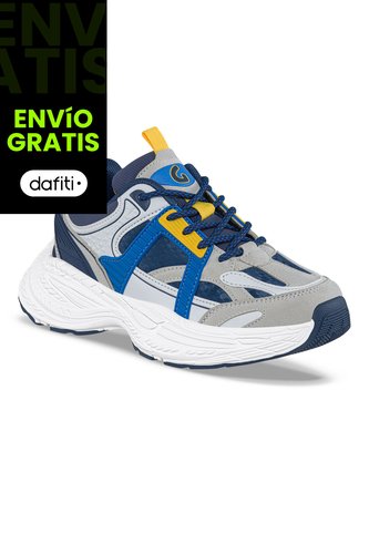 Tenis Urbanos Qedom Azul Osc Los Gomosos Para Niño Los Gomosos