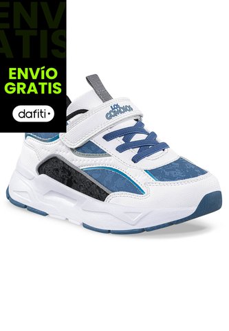 Tenis Urbanos Kimon Blanco-Azul Los Gomosos Para Niño Los Gomosos